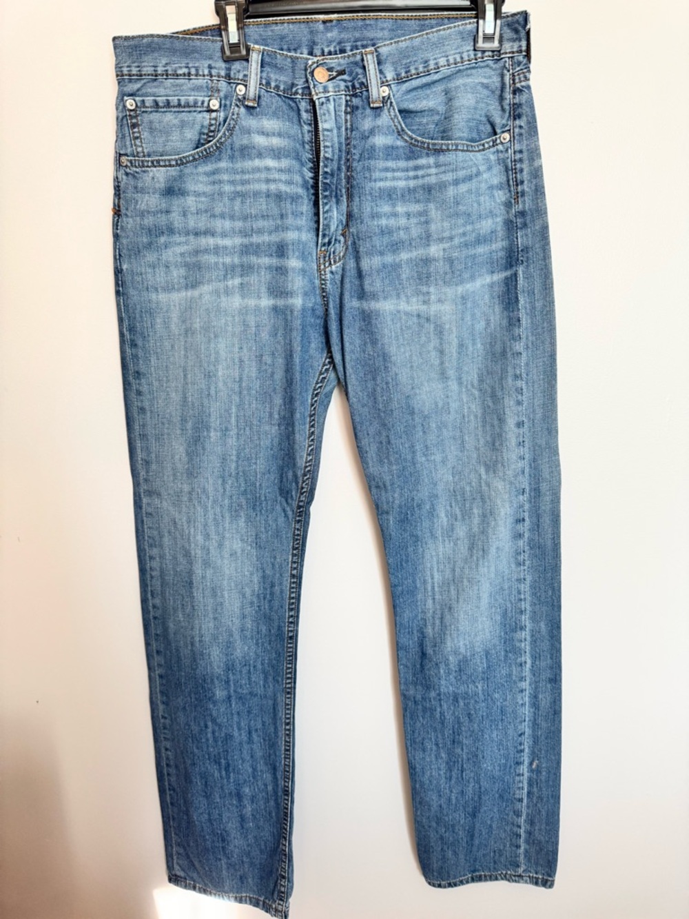 Levi's Men's Straight Medium Blue Denim Jeans W34 L34